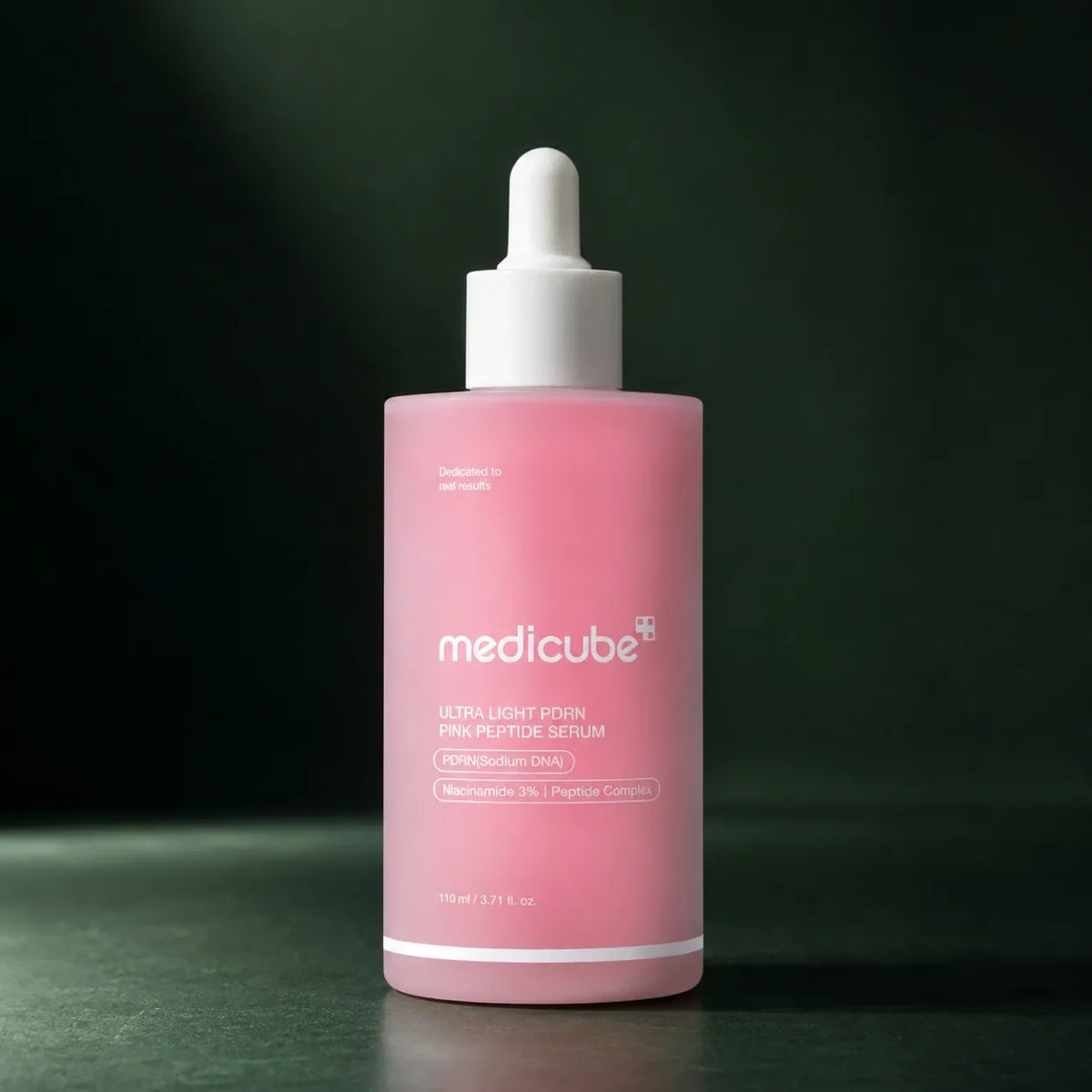 Sérum Rose Peptide PDRN Ultra-Léger — flacon minimaliste