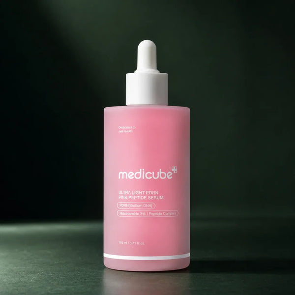 Sérum Rose Peptide PDRN Ultra-Léger — flacon minimaliste