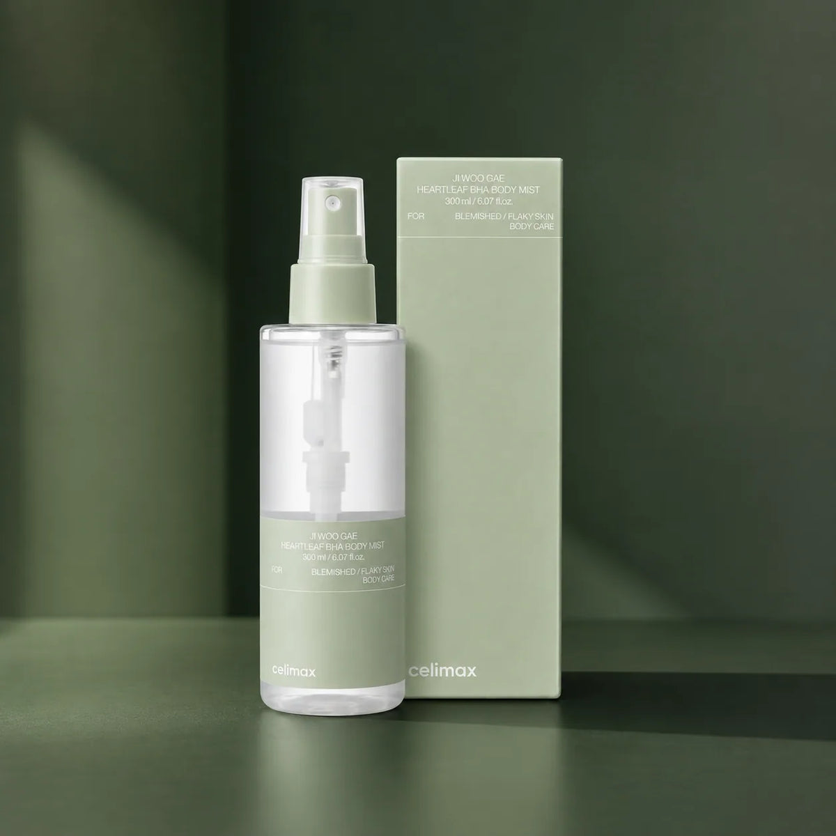 Brume Corps Exfoliante Heartleaf BHA celimax — vue principale du produit