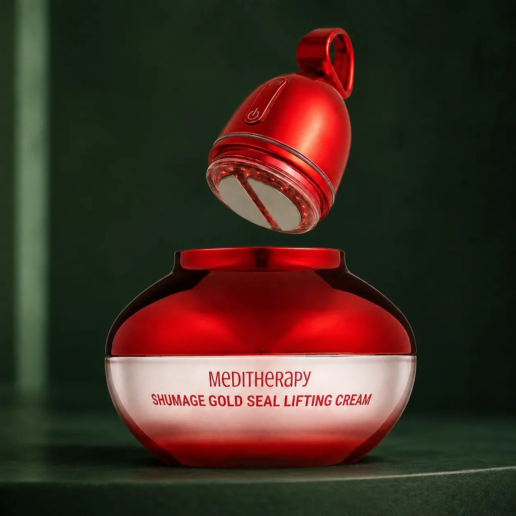 Coffret Shumage Gold Seal Crème + Appareil EMS Meditherapy — vue principale du produit