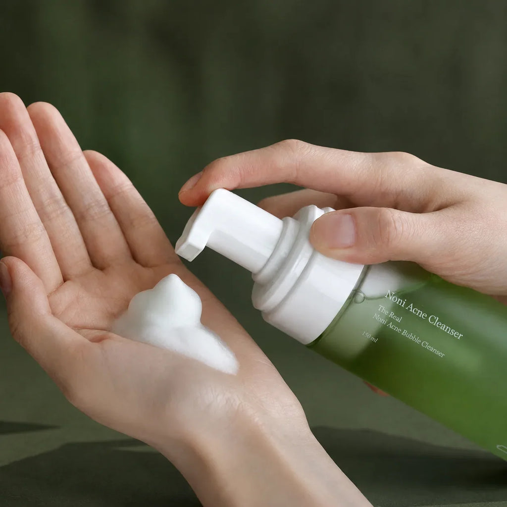 Mousse Nettoyante Purifiante Noni celimax — texture mousse