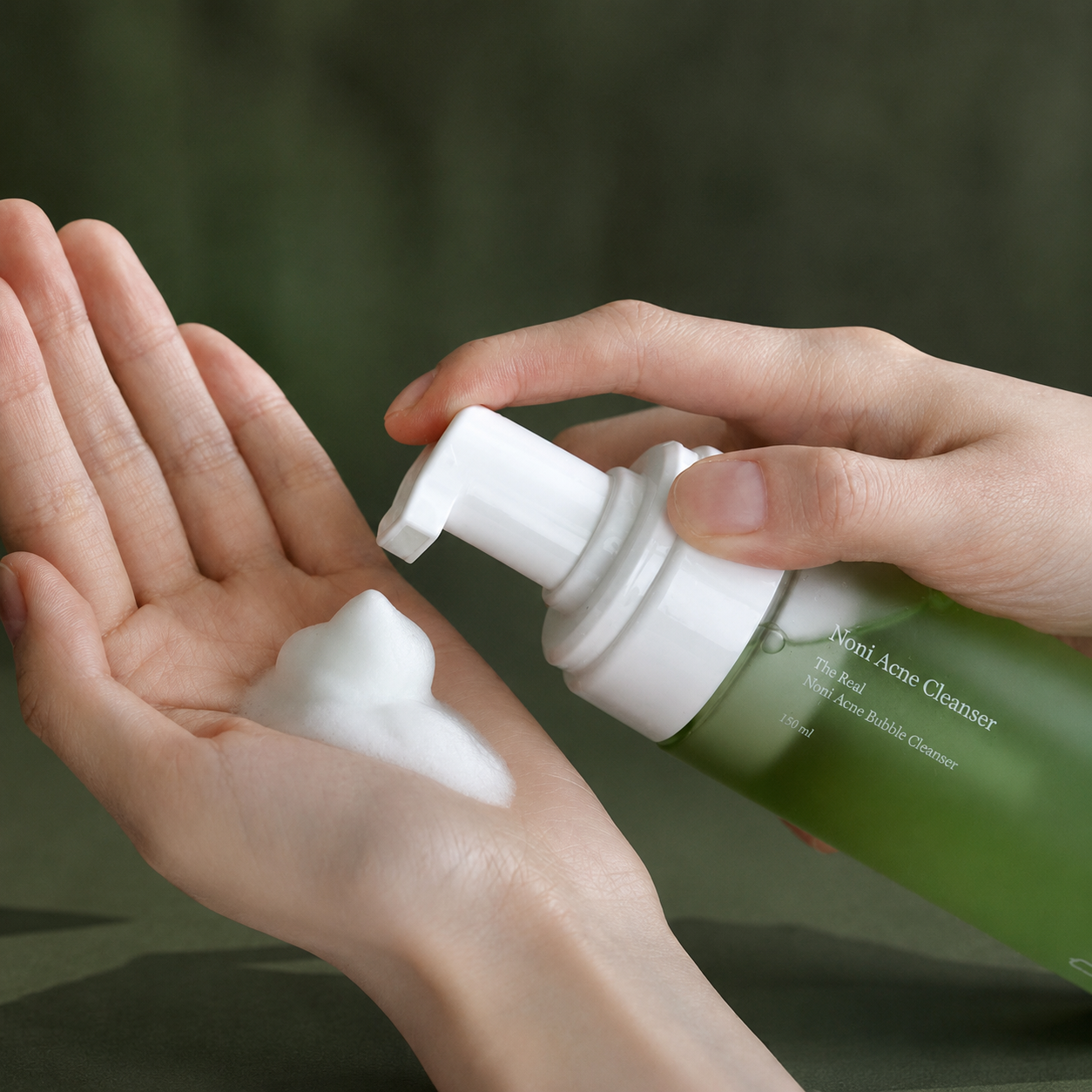 Mousse Nettoyante Purifiante Noni celimax — texture mousse