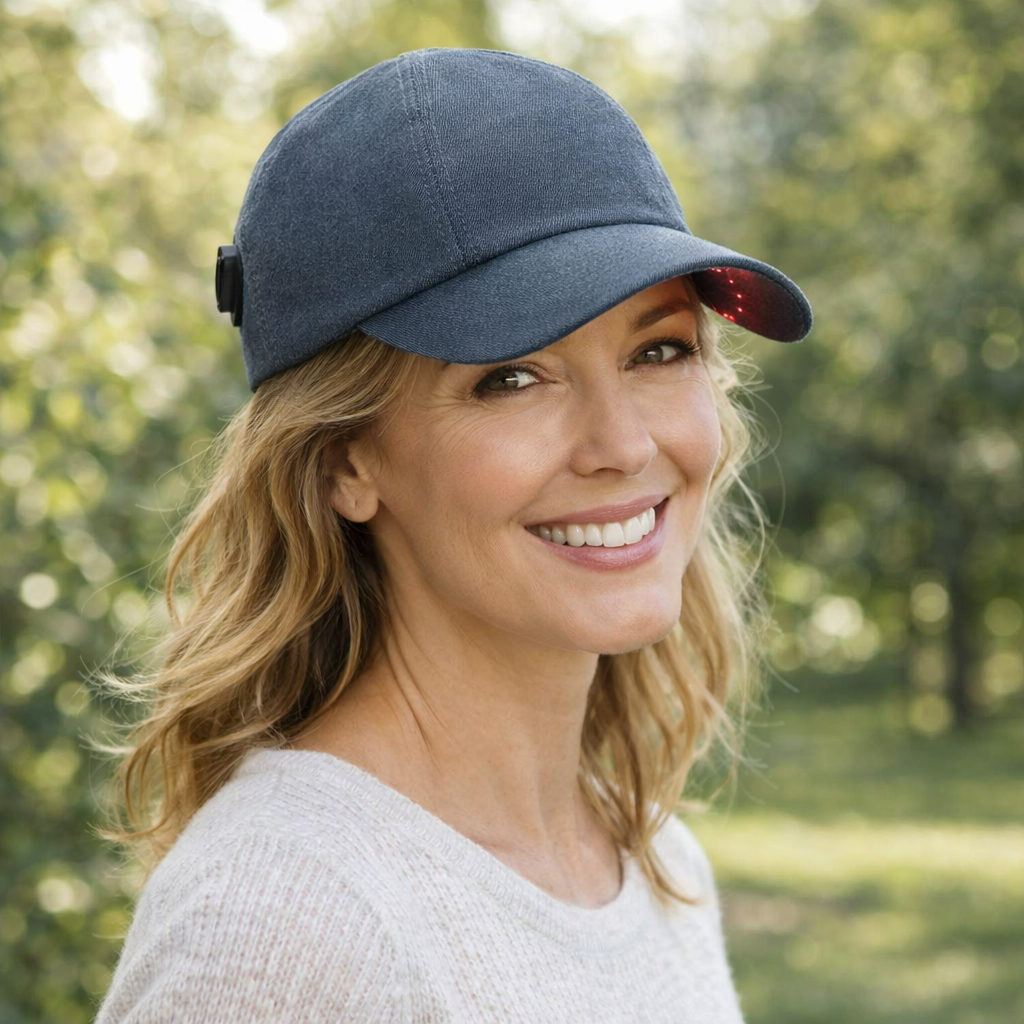 Casquette LED Infrarouge 660 nm & 850 nm – Rituel Anti‑Chute & Densité Capillaire