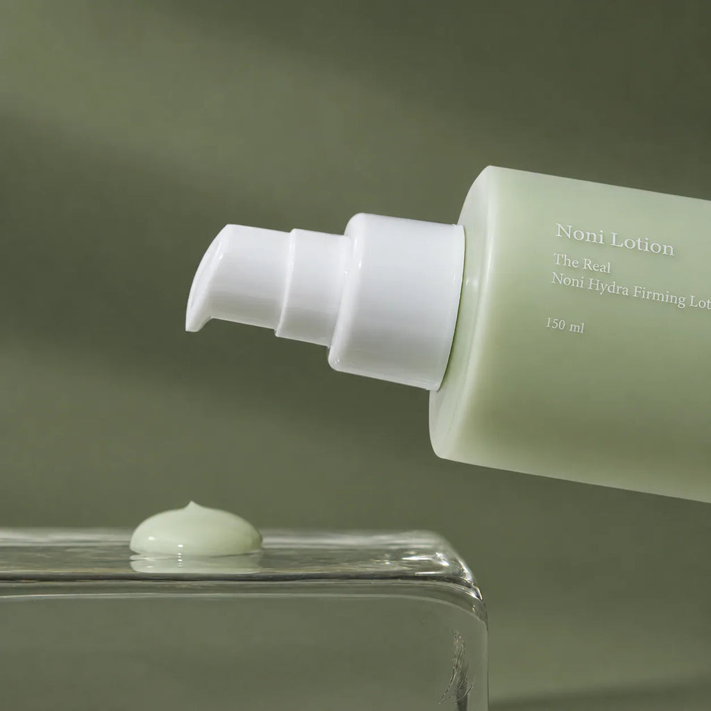 Lotion Raffermissante au Noni celimax — flacon et texture