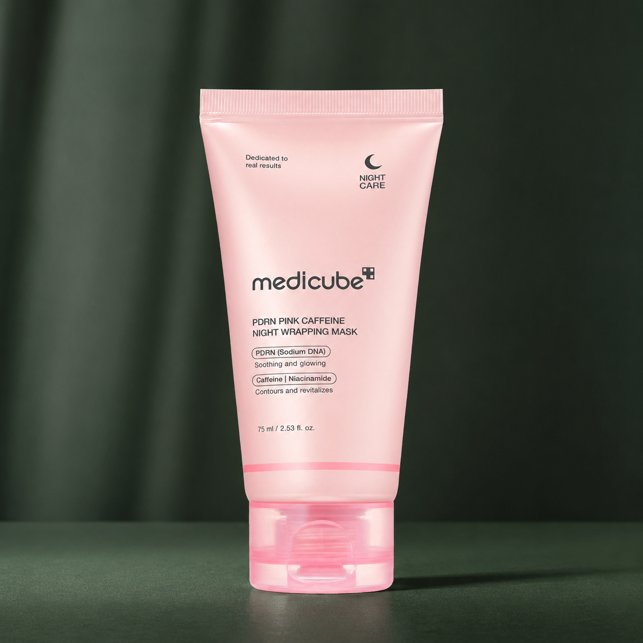 Masque de Nuit Occlusif PDRN Rose à la caféine