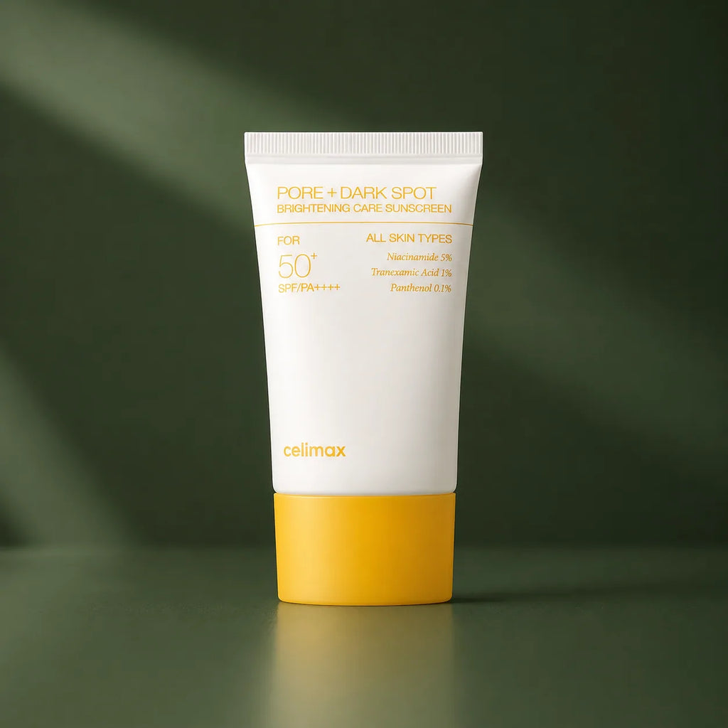 Crème Solaire Éclat Anti-Taches SPF50+ PA++++ Pore+ celimax