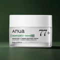 ANUA Crème Gel Heartleaf 77 B3Zinc 80 ml sur fond vert premium