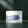 ANUA Crème hydratante Birch 70 Moisture Boosting 50 ml sur fond vert premium