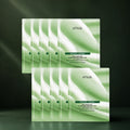 ANUA Masques Nuit Heartleaf Cream Solution 10 x 25 ml sur fond vert premium