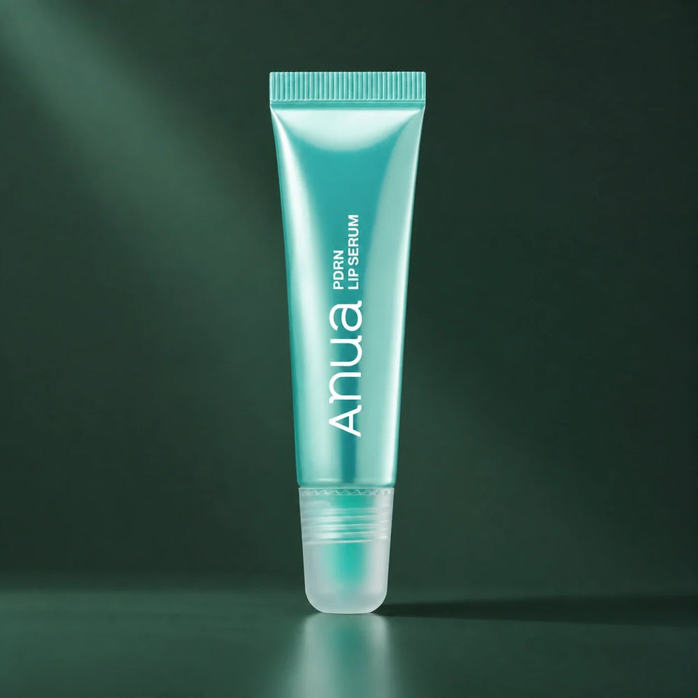 ANUA Sérum Lèvres PDRN 10 ml sur fond vert premium