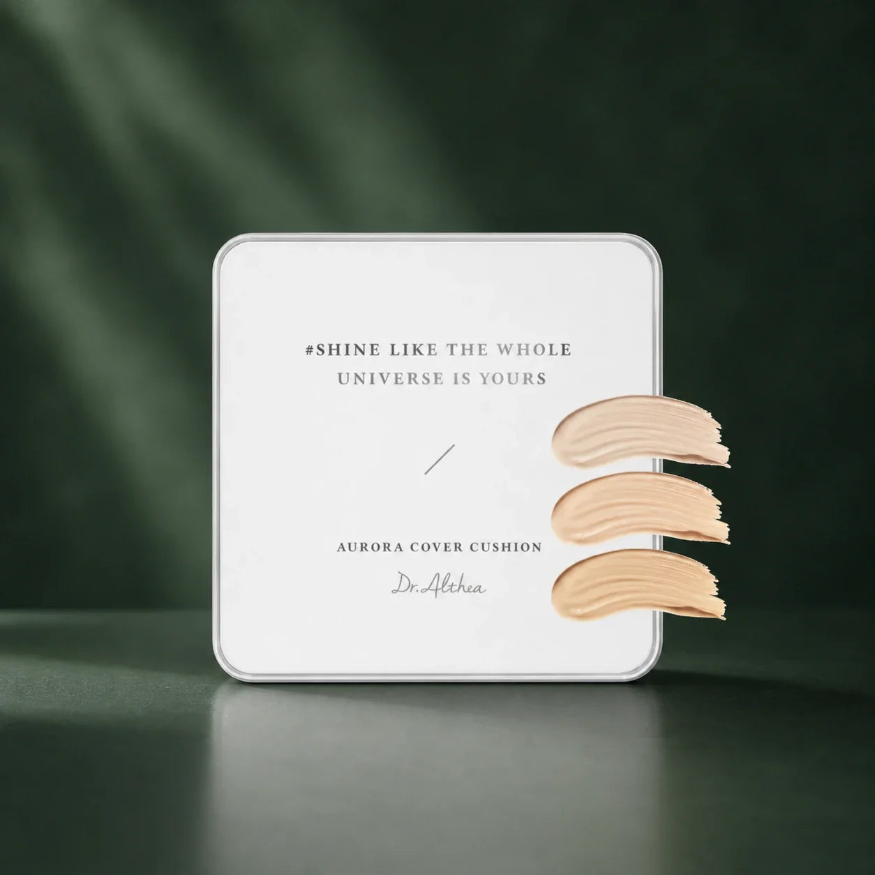 Cushion Aurora Cover SPF50+ PA+++ Dr.Althea 15 g avec les trois teintes