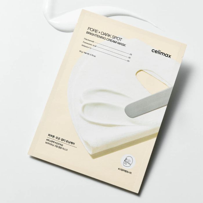 Masque Crème Éclat Anti-Taches Pore+ celimax