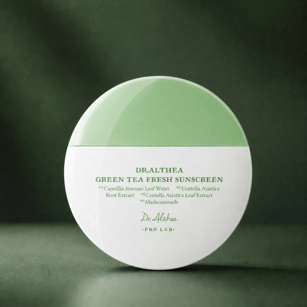 Crème Solaire Green Tea Fresh SPF50+ PA+++ Dr.Althea — vue principale du produit
