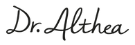 Dr. Althea logo noir