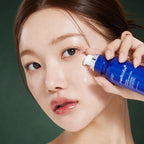 Medicube Ampoule Exosome Shot Pores 2000 appliquée sur la joue