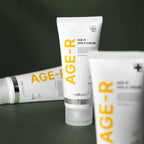 Medicube Crème Visage & Corps Vita K – composition de tubes sur fond vert premium