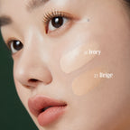 Nuancier Cushion Medicube teintes 21 Ivory et 23 Beige