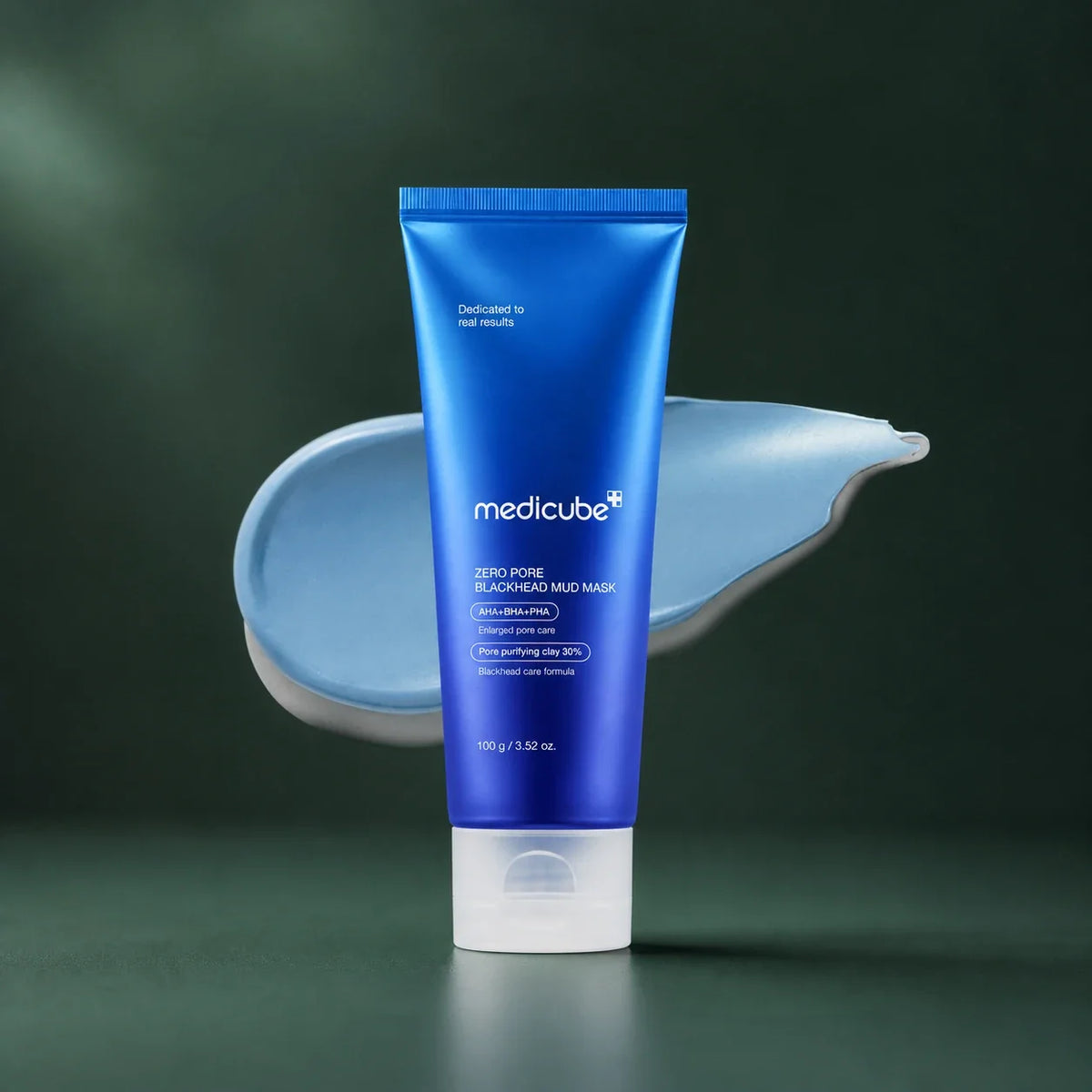 Masque à l’argile Medicube Zero Pore Blackhead avec texture bleue