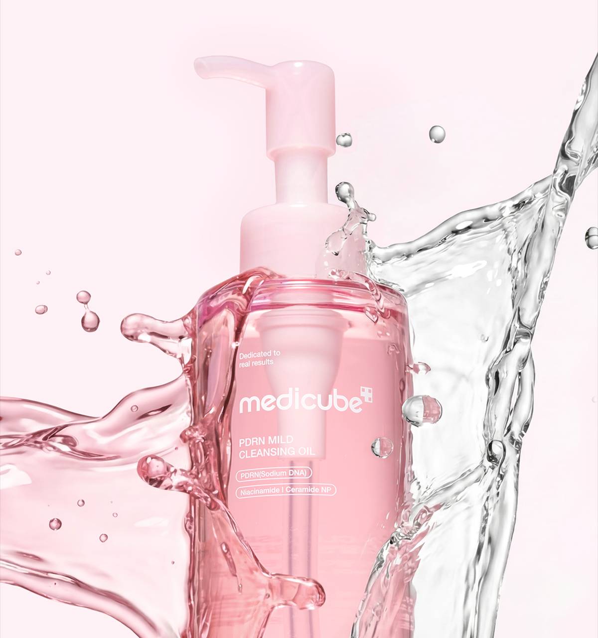 medicube PDRN Mild Cleansing Oil 195ml — texture