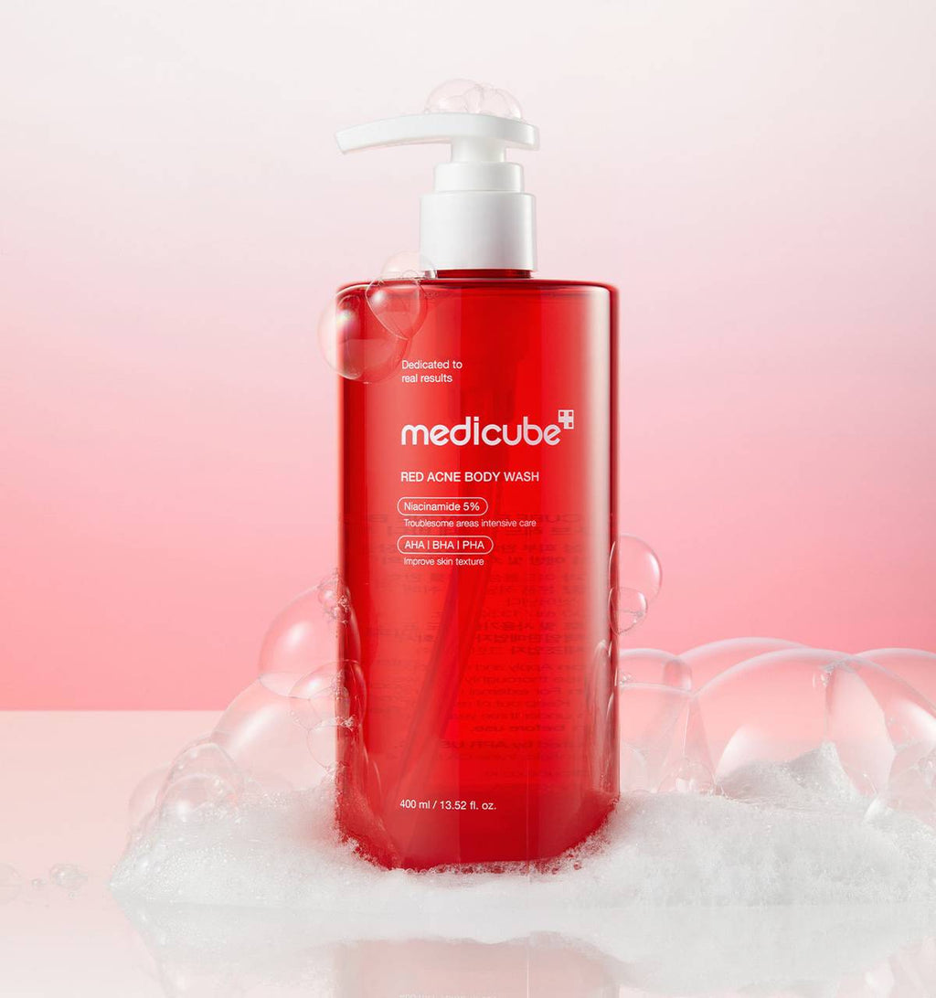 medicube Red Acne Body Wash 3.0 400ml — texture