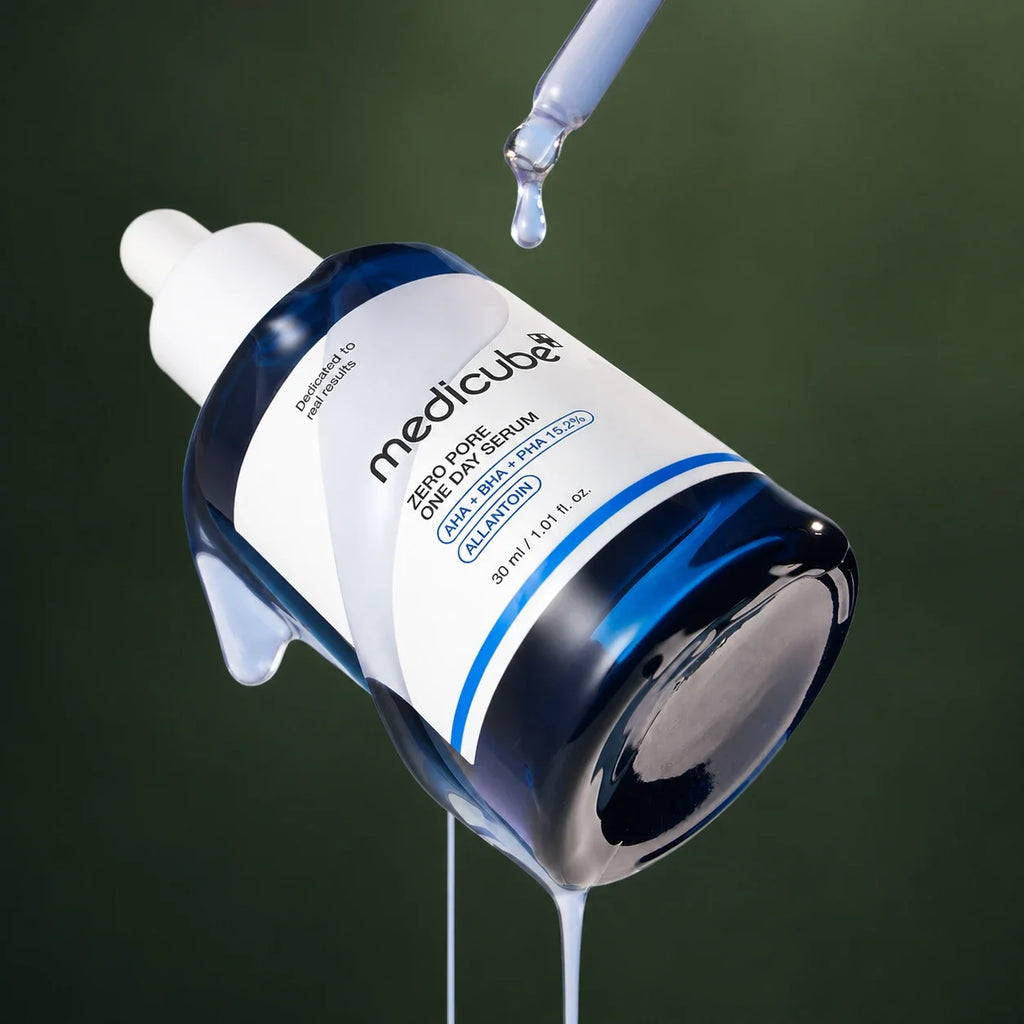 Sérum Medicube Zero Pore One Day avec pipette et texture liquide