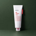 Crème Barrière Red Lacto Collagen MEDIPEEL – vue 4 sur fond vert profond.