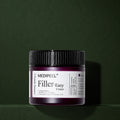 Crème Visage Repulpante aux Peptides & EGF MEDIPEEL – vue principale sur fond vert profond.