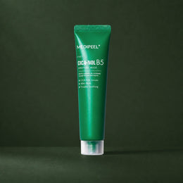 Masque Peel-Off Apaisant PHYTO CICA-NOL B5 MEDIPEEL – vue 2 sur fond vert profond.