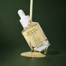 MEDITHERAPY Cactus Mucin Hyaluronic Serum 30ml MEDITHERAPY – vue 3 sur fond vert profond.