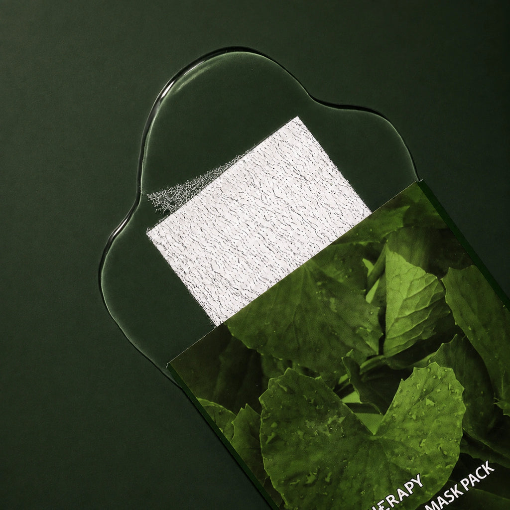 MEDITHERAPY Cica Rolling Mask Pack Lacto Bifida 23g X 7ea MEDITHERAPY – vue 3 sur fond vert profond.