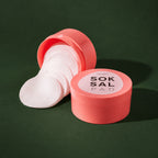 MEDITHERAPY SOKSAL Pad 150ml/28ea MEDITHERAPY – vue 3 sur fond vert profond.