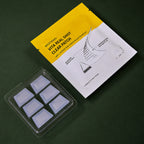 MEDITHERAPY Vita Real Shot Clear Patch 6patches (27.6mm X 18mm) MEDITHERAPY – vue 3 sur fond vert profond.