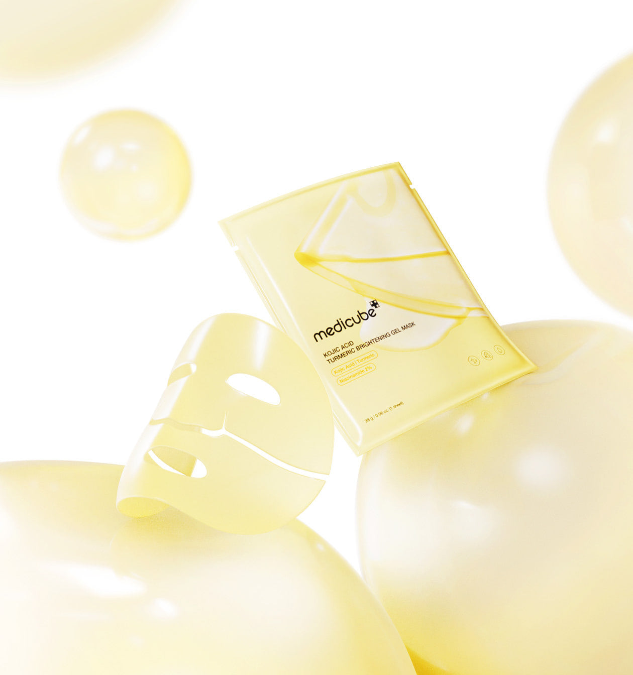 Masque Gel Éclat Acide Kojique & Curcuma Medicube