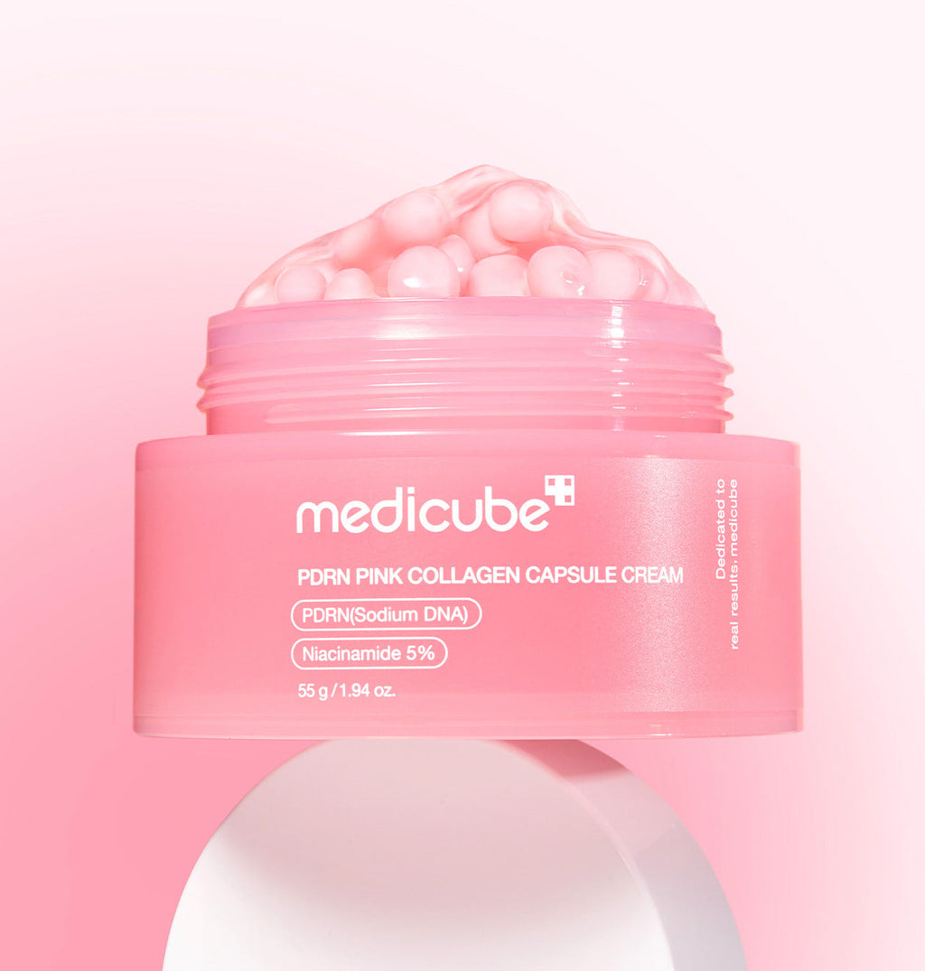 Crème Capsule PDRN Pink Collagène Medicube — texture