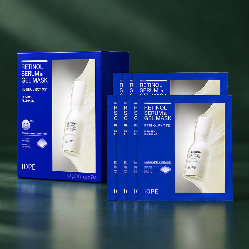 IOPE Masque Gel Sérum au Rétinol 7 × 30 g