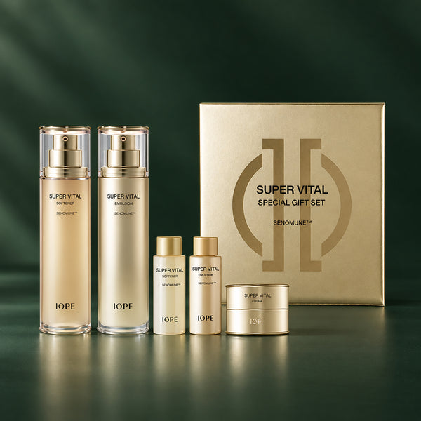 IOPE Coffret Tonique et Émulsion Super Vital Tonique 150 ml + émulsion 150 ml