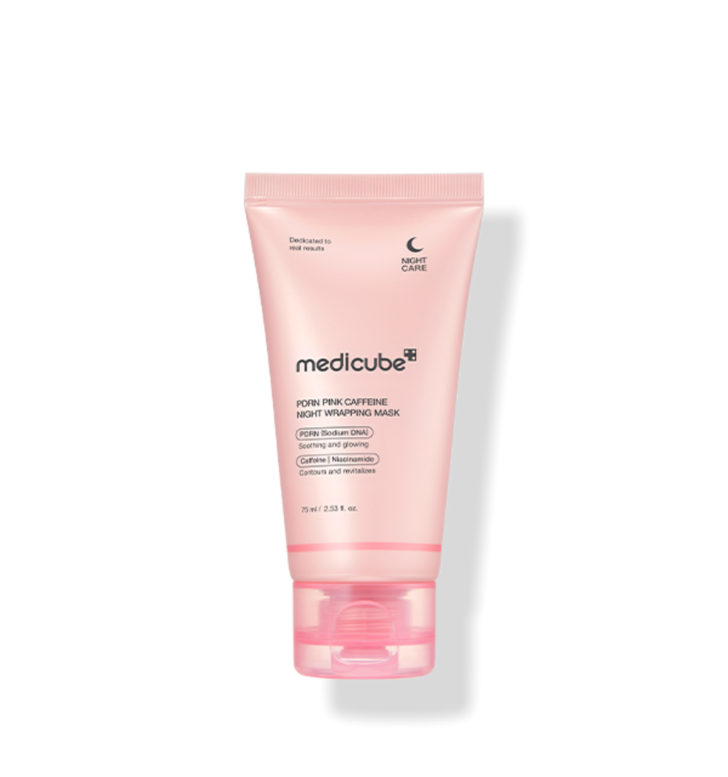 Masque de Nuit Occlusif PDRN Rose à la caféine Medicube