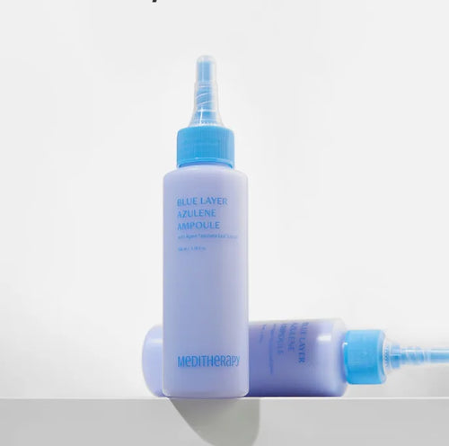 Ampoule Azulène Blue Layer Meditherapy — texture