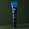 Crème Visage Bandage aux Peptides WELLAGE sur fond vert profond