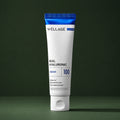Crème Visage Hyaluronique 100 WELLAGE sur fond vert profond